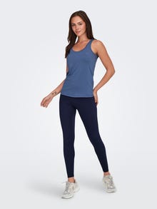 ONLY Tihedalt liibuv lõige Ülikõrge vöökoht Retuusid -Maritime Blue - 15303178