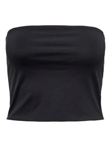 ONLY Cropped Tube Top -Black - 15303184