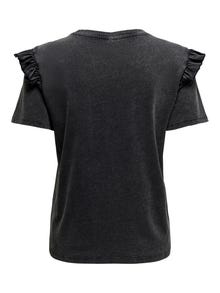 ONLY Camisetas Corte regular Cuello redondo -Black - 15303188
