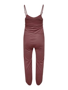 ONLY Mama ærmeløs jumpsuit -Rose Brown - 15303218