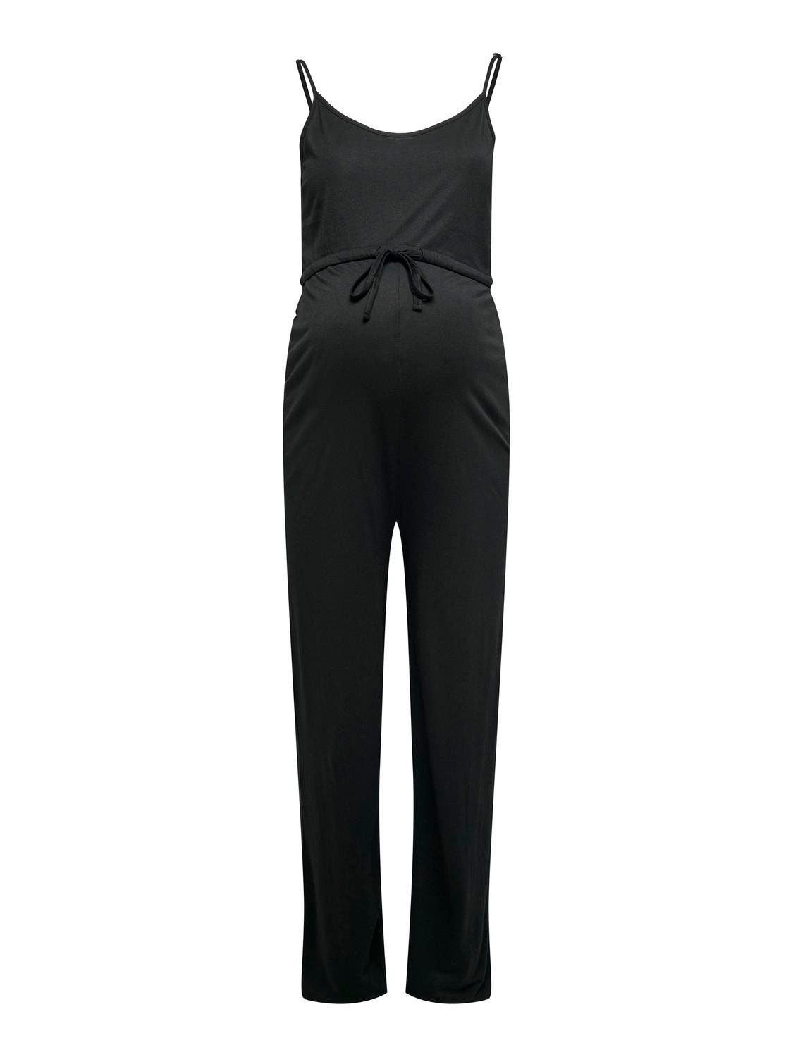 ONLY Mama ærmeløs jumpsuit -Black - 15303218