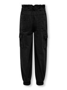 ONLY Pantalones Corte cargo Detalle elástico -Black - 15303221