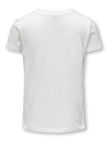 ONLY T-shirts Regular Fit Col rond -Cloud Dancer - 15303238