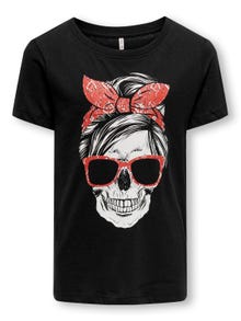 ONLY Camisetas Corte regular Cuello redondo -Black - 15303238