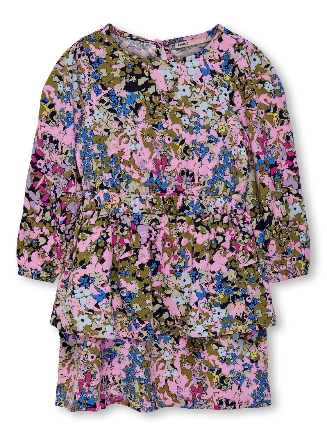 ONLY Regular fit O-hals Korte jurk -Abbey Stone - 15303266