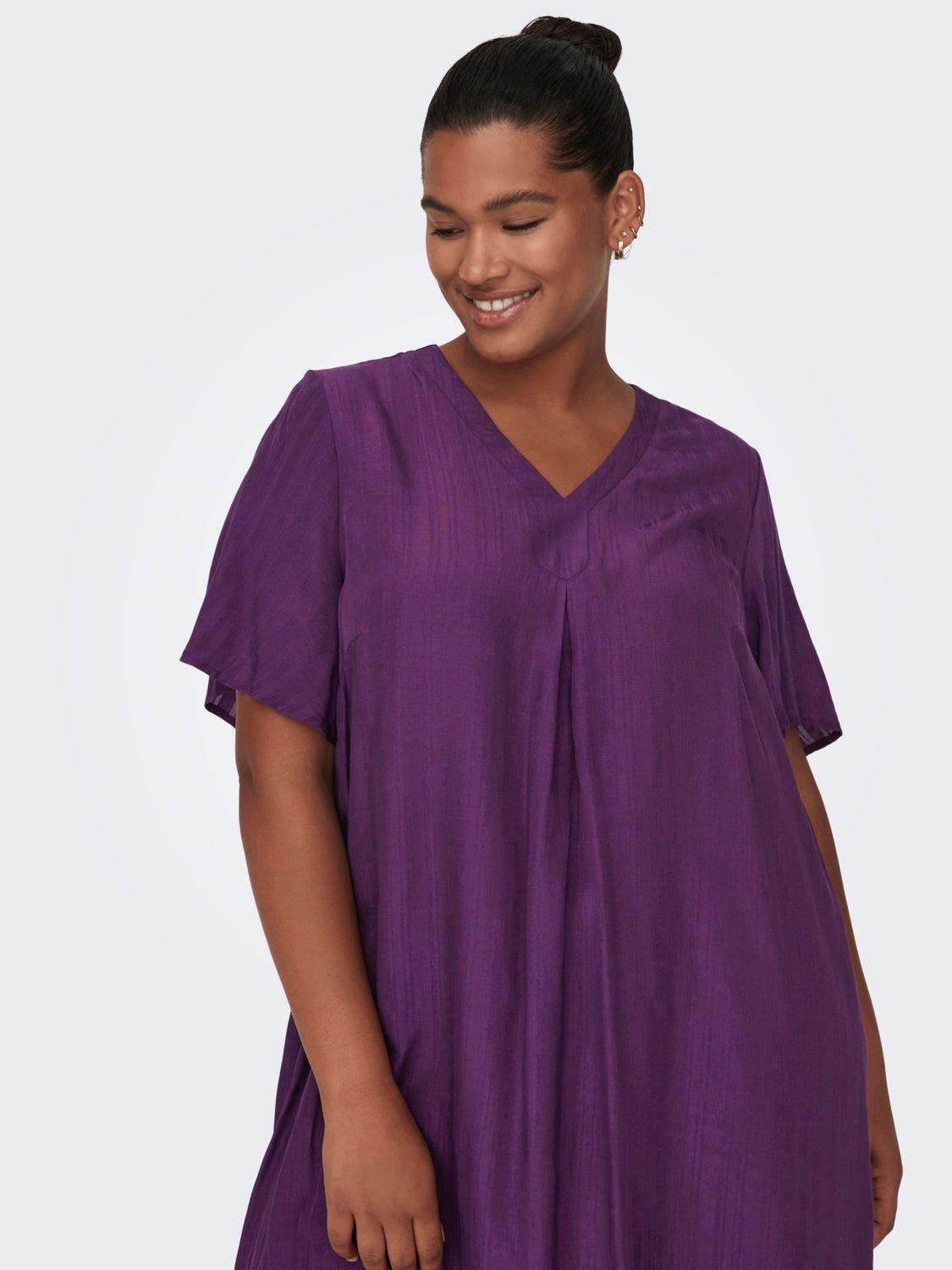 Plum shift outlet dress