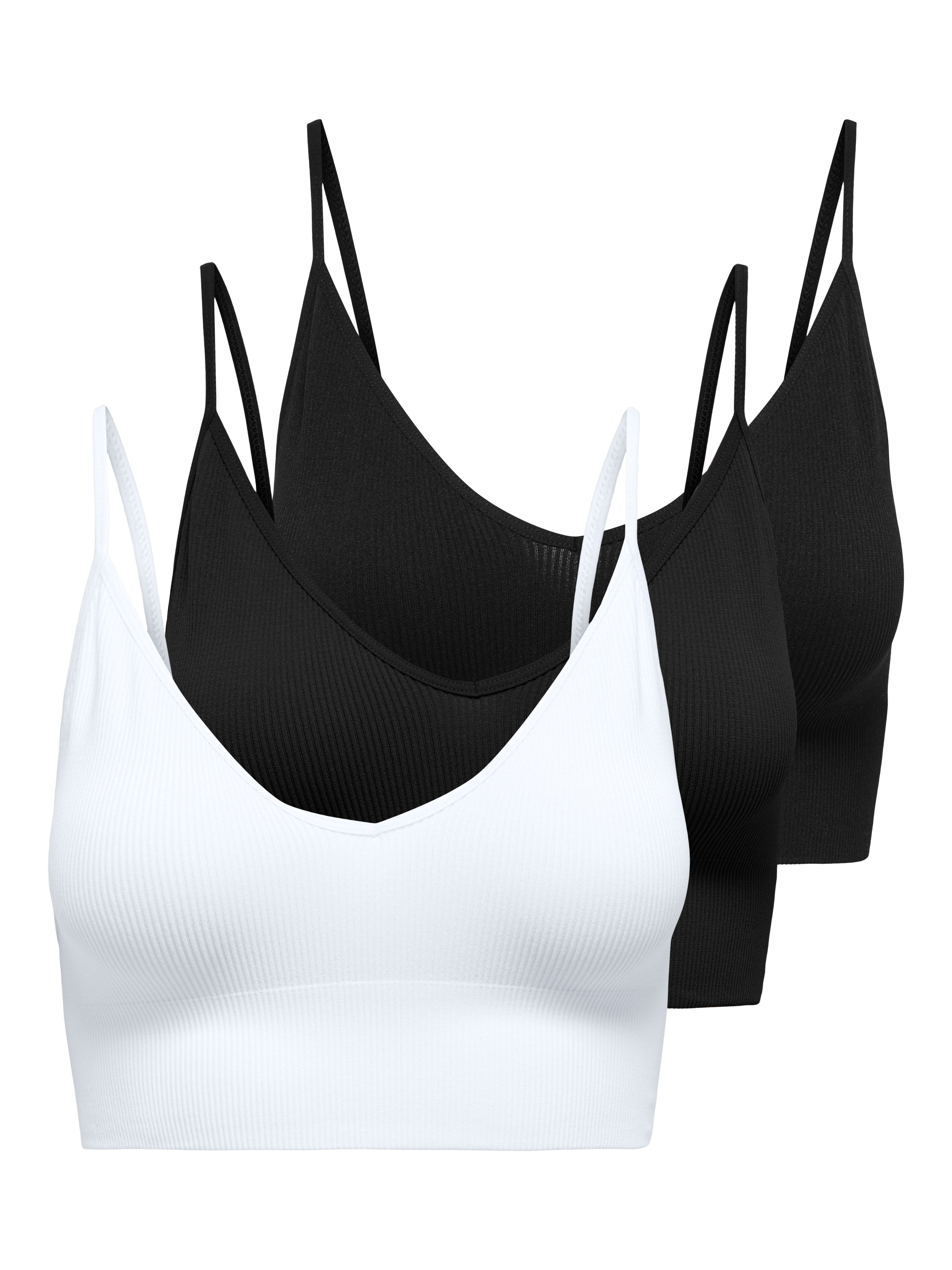 Thumbnail - Onlvicky Rib 3-pack Top