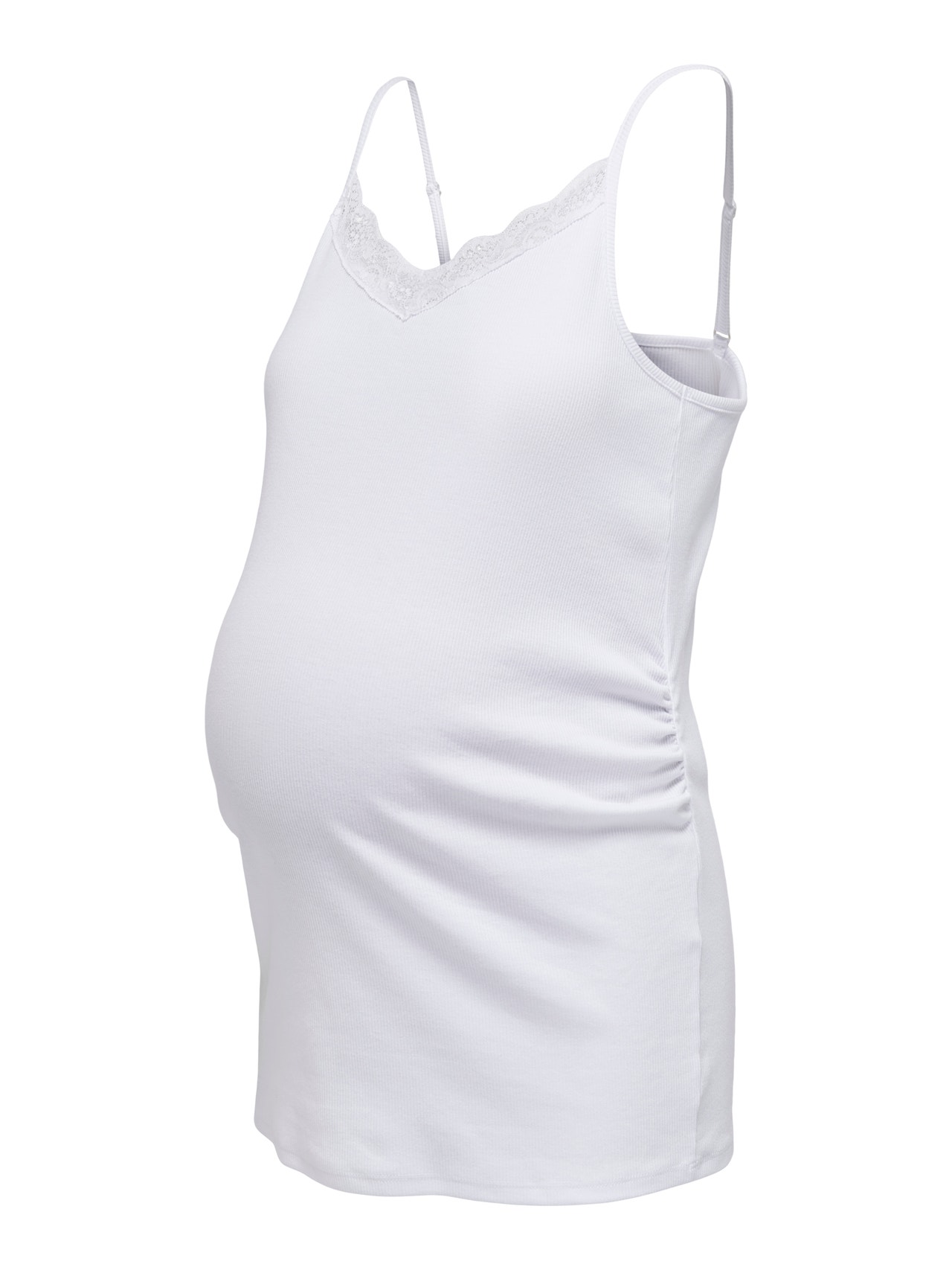 ONLY Mama lang singlet top -White - 15303324