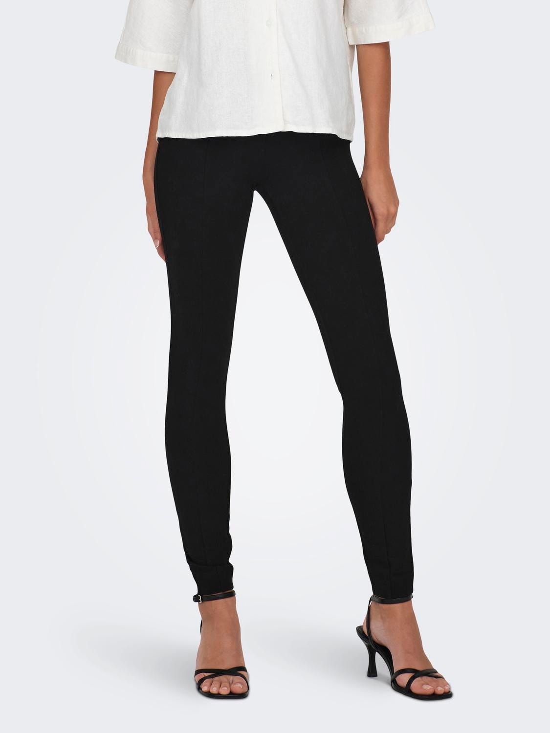 ONLY LGGINGS WITH HIGH-WAIST -Black - 15303340