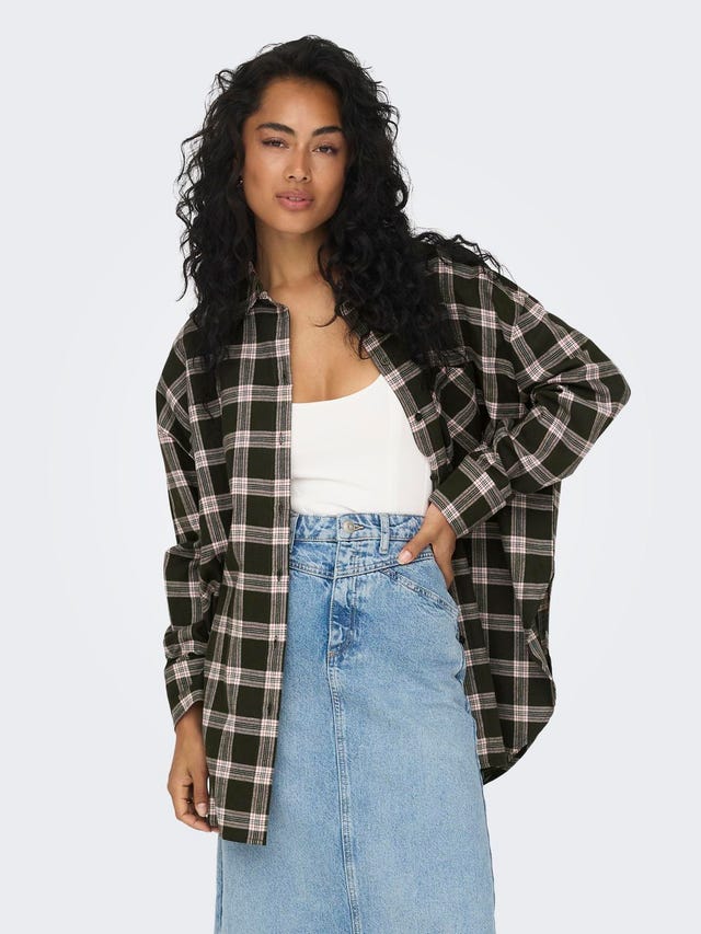 ONLY Oversized checkered shirt - 15303369