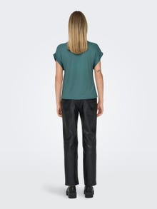 ONLY Sateen look t-shirt -North Atlantic - 15303413