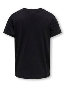 ONLY Normal geschnitten Rundhals T-Shirt -Black - 15303425