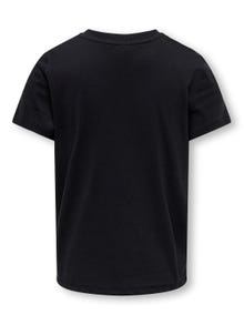 ONLY Regular Fit O-hals T-skjorte -Black - 15303425
