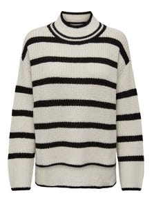 ONLY Pull-overs Col haut -Eggnog - 15303429