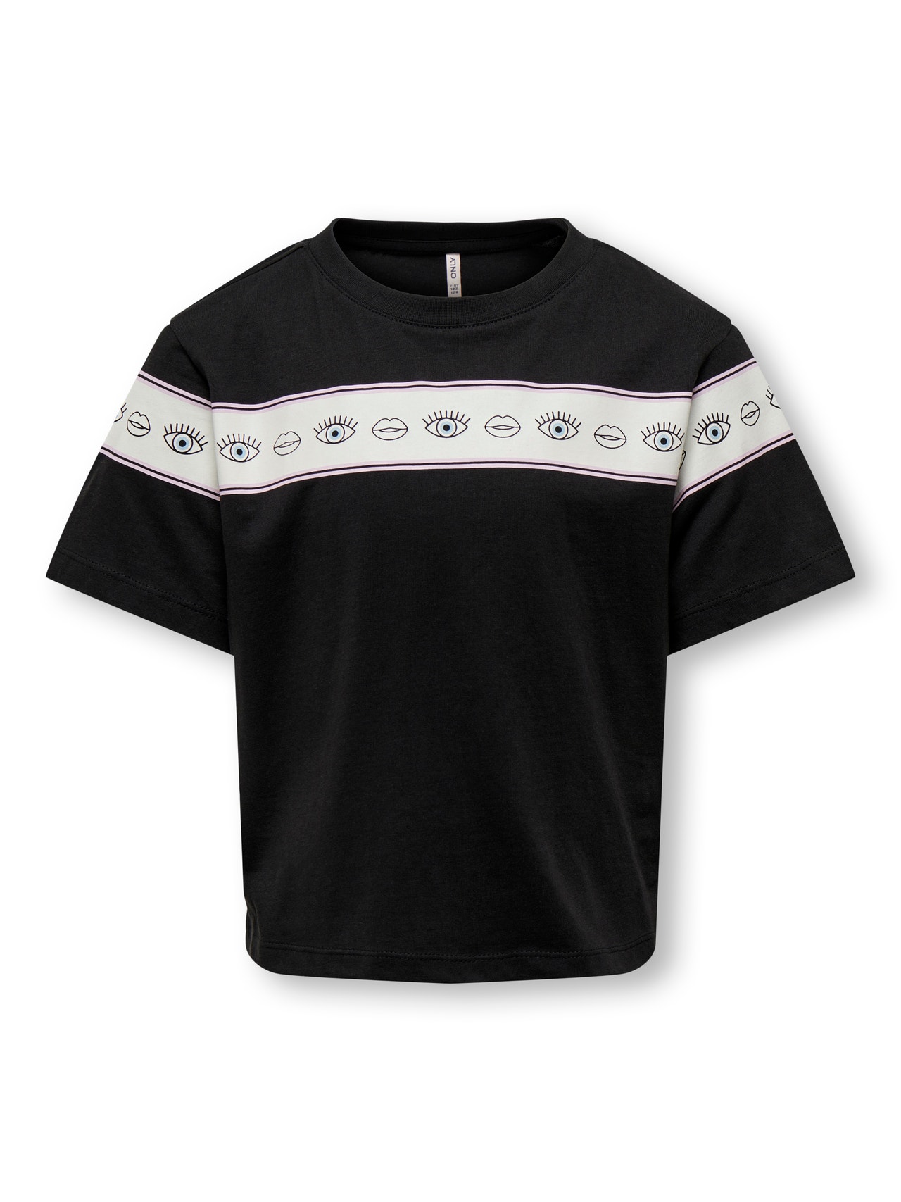 ONLY Lös passform O-ringning T-shirt -Black - 15303567