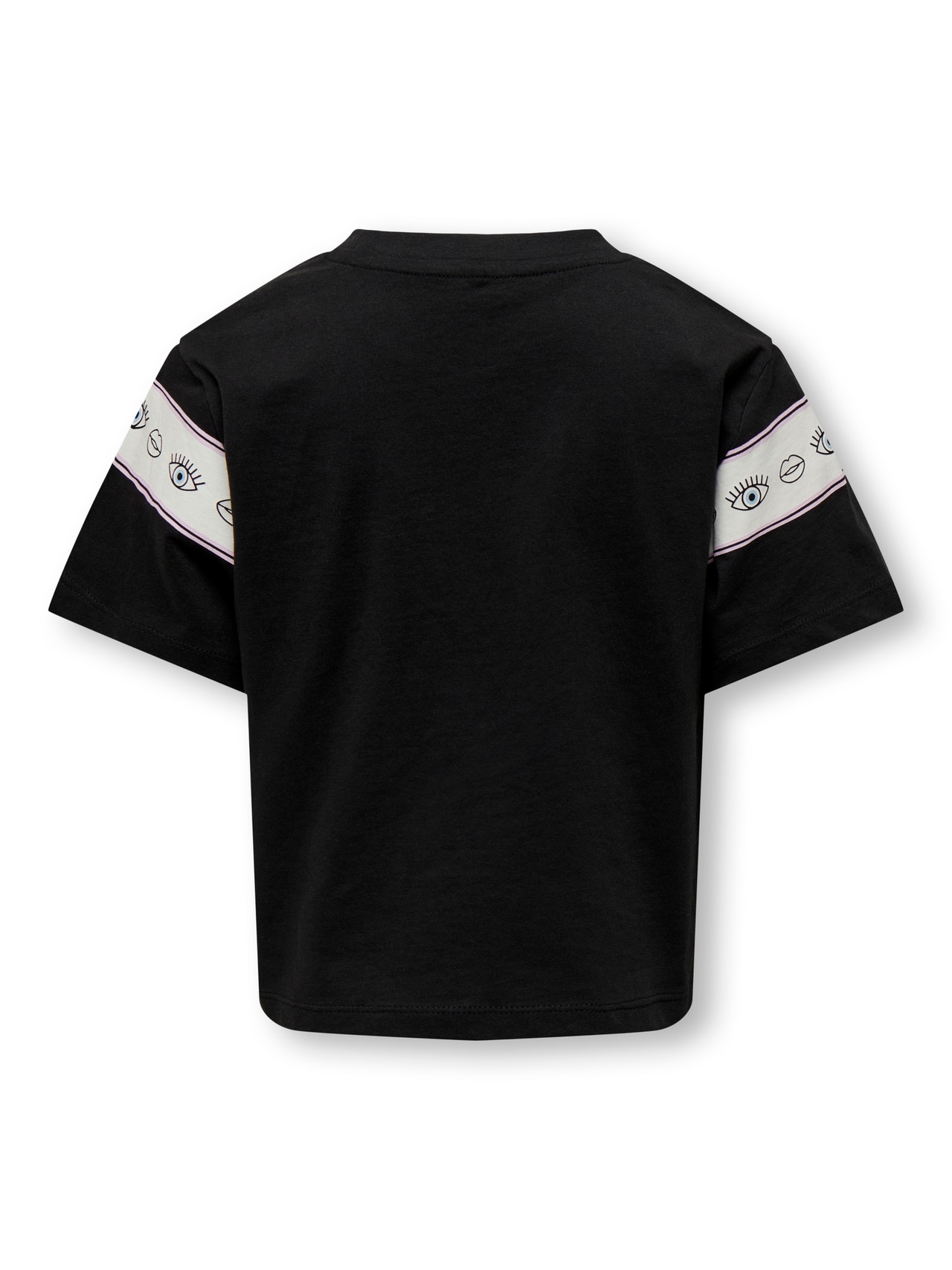 ONLY Locker geschnitten Rundhals T-Shirt -Black - 15303567