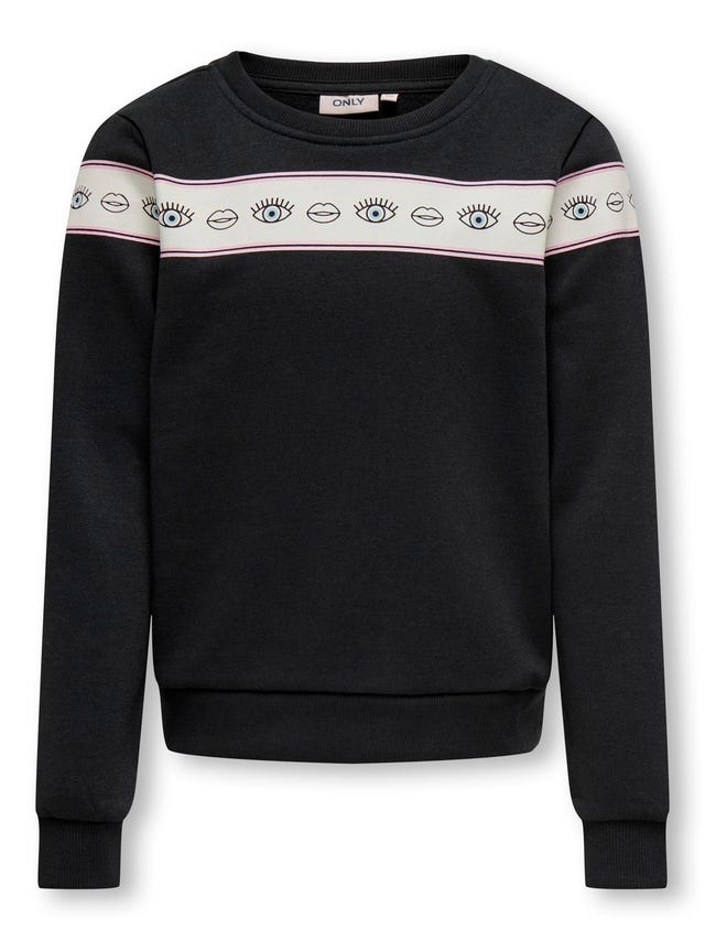 ONLY O-hals sweatshirt - 15303568