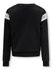 ONLY O-hals sweatshirt -Black - 15303568