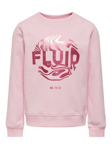 ONLY Sweat-shirts Regular Fit Col rond -Pink Lady - 15303577