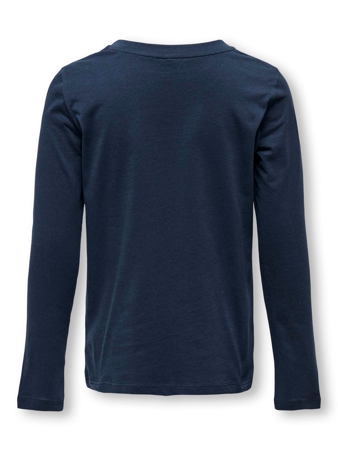 ONLY Normal geschnitten Rundhals T-Shirt -Dress Blues - 15303581