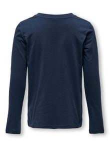 ONLY Regular Fit Round Neck T-Shirt -Dress Blues - 15303581