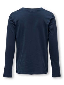 ONLY T-shirt Regular Fit Paricollo -Dress Blues - 15303581