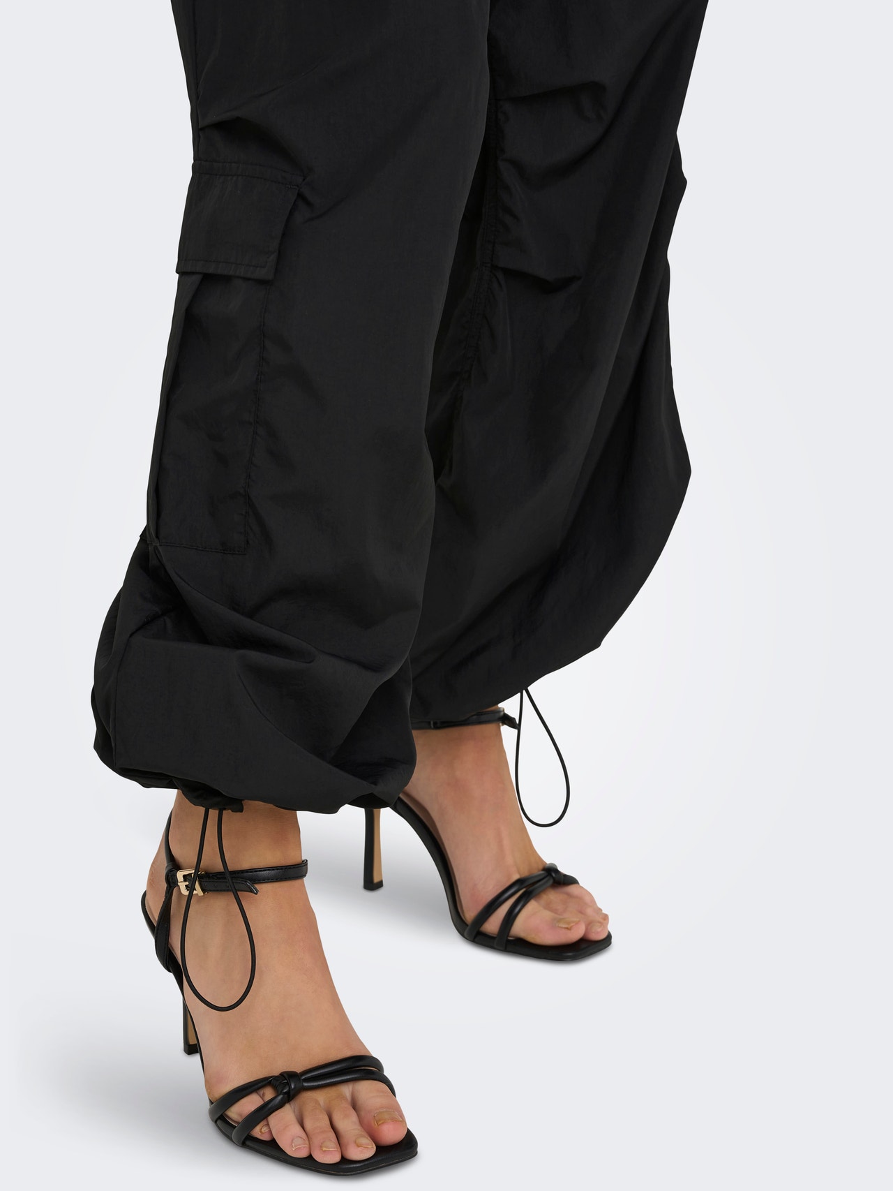 ONLY Pantalones de chándal Corte loose Cintura normal -Black - 15303592