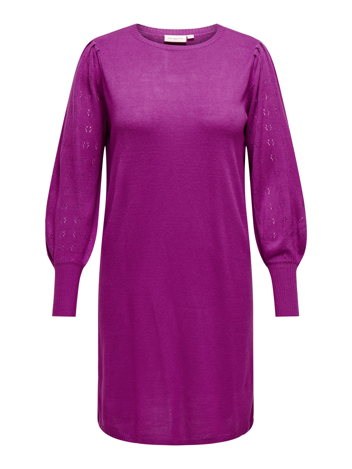 ONLY Loose fit O-hals Lange jurk -Purple Wine - 15303651