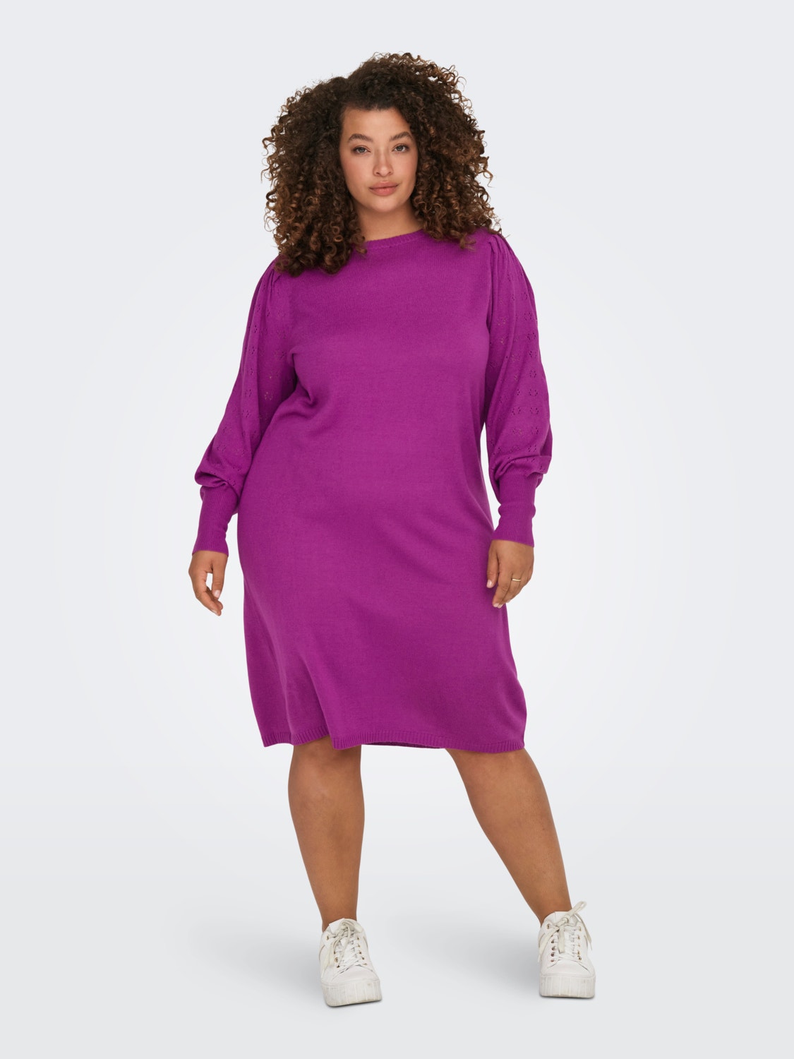 ONLY Robe longue Loose Fit Col rond -Purple Wine - 15303651