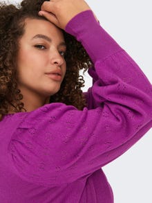 ONLY Loose fit O-hals Lange jurk -Purple Wine - 15303651