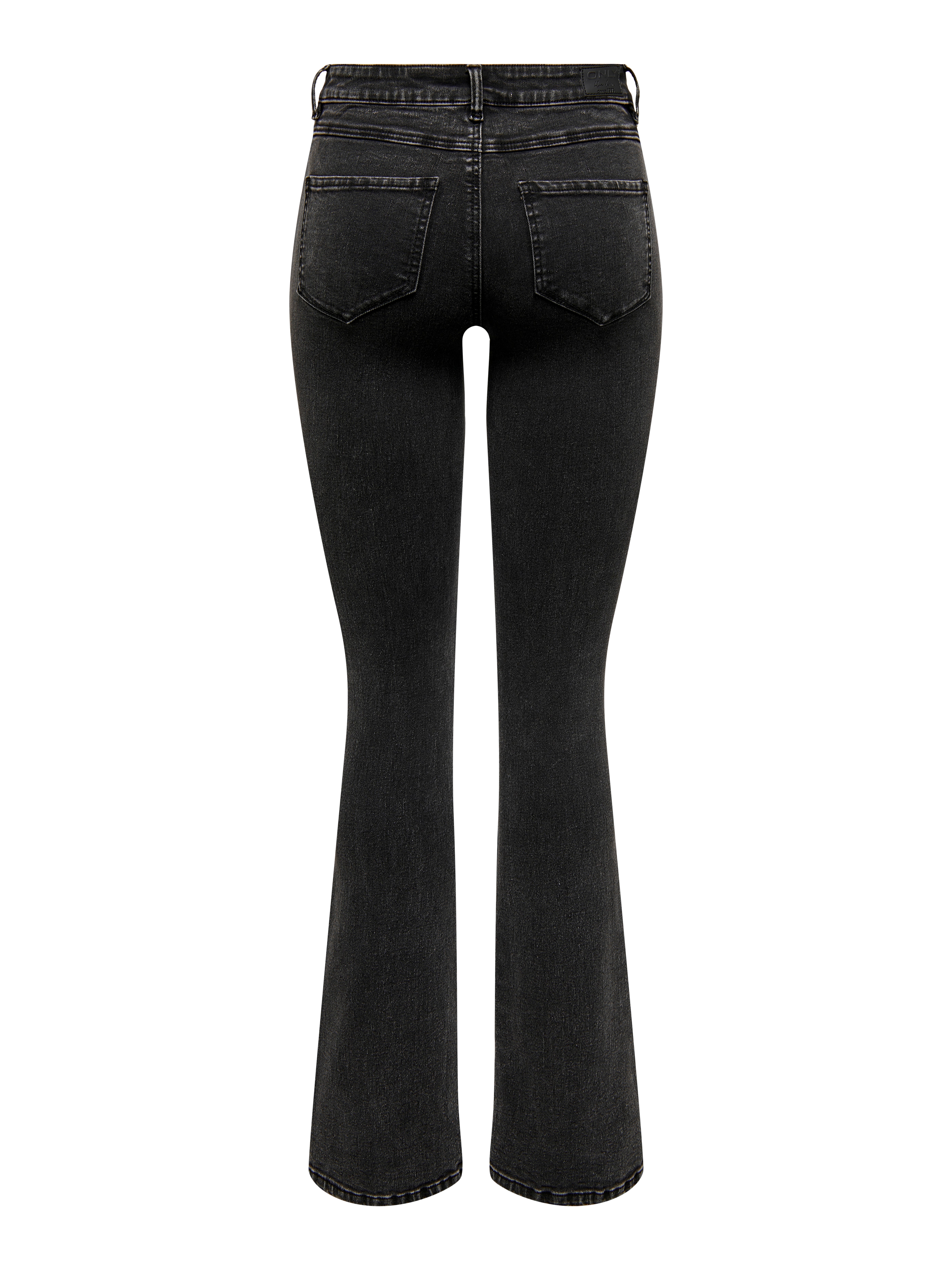 ONLROSE Mittlere Taille Ausgestellt Jeans | Schwarz | ONLY® 