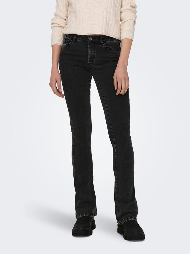 ONLY Ausgestellt Mittlere Taille Jeans - 15303753