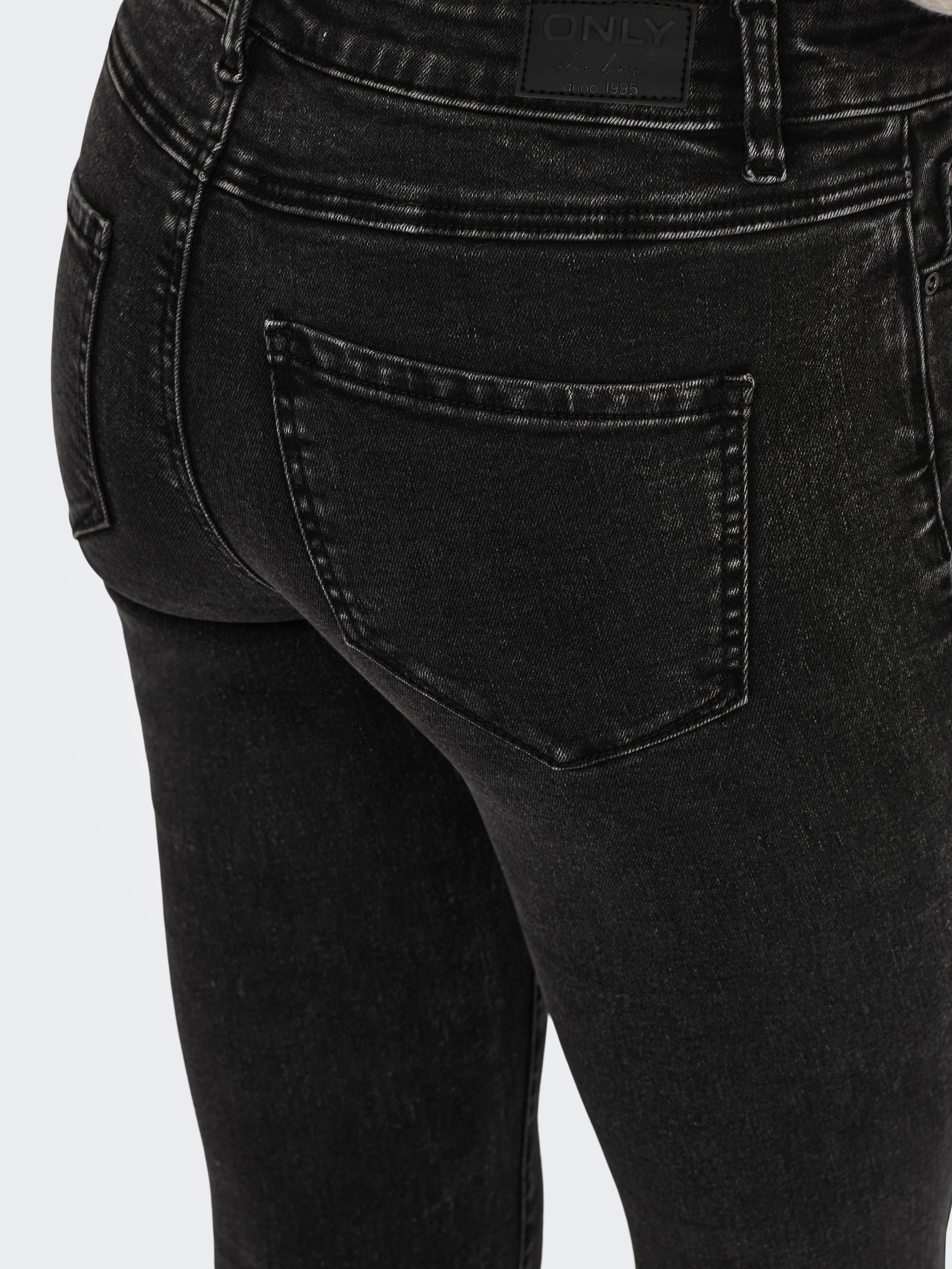 ONLROSE Mittlere Taille Ausgestellt Jeans | Schwarz | ONLY® 