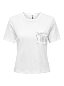 ONLY ONLRHINE T-shirt -Cloud Dancer - 15303801