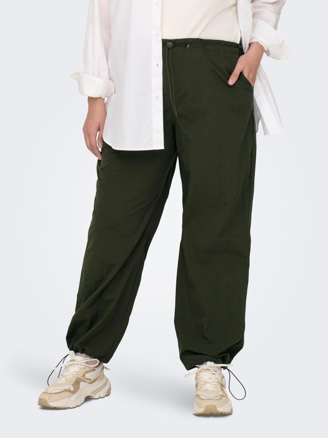 ONLY Regular Fit Mid waist Curve Trousers - 15303873