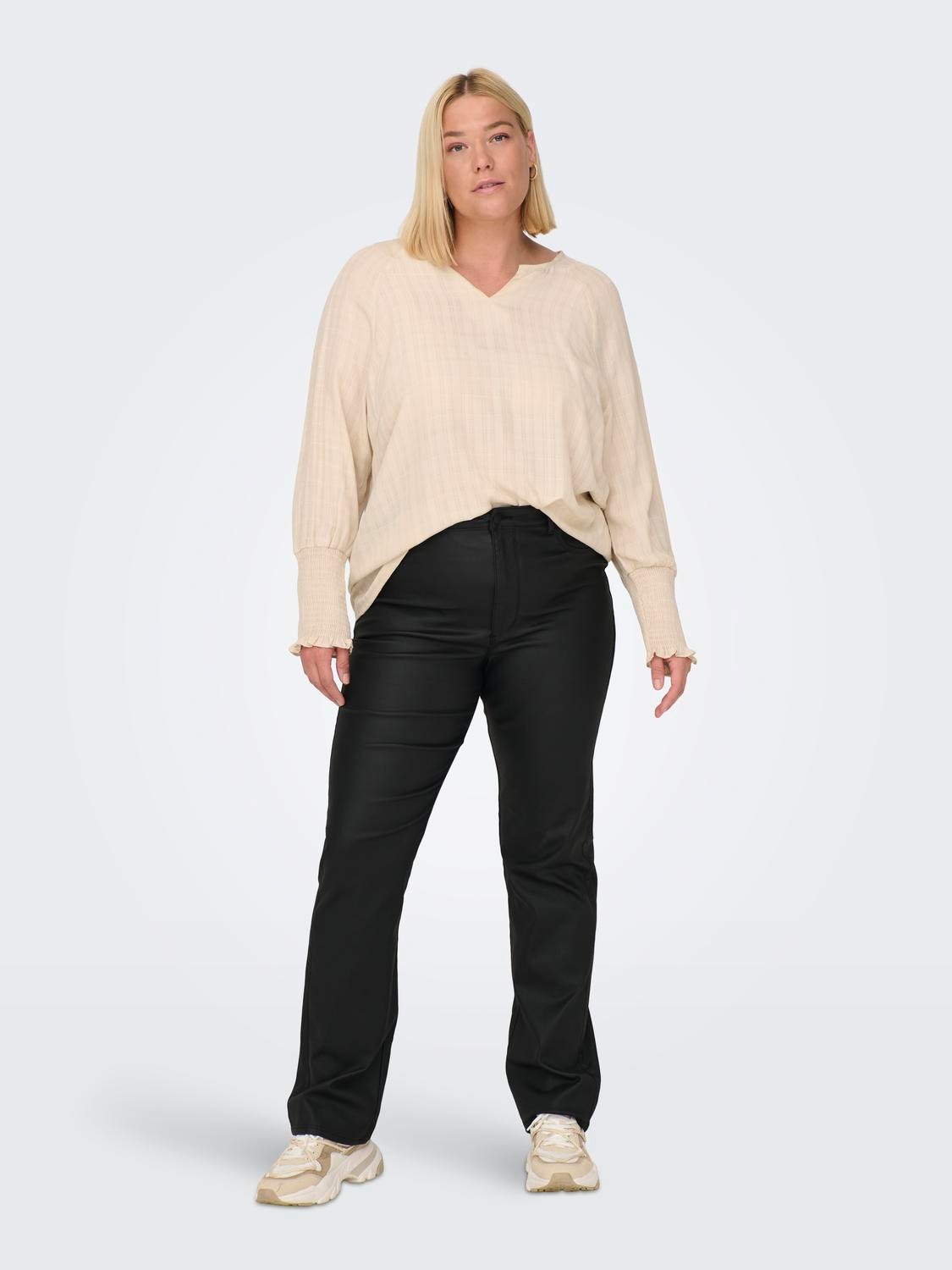 ONLY Regular Fit Curve Trousers -Black - 15303902