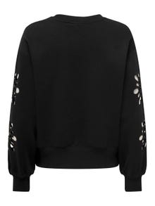 ONLY Regular Fit Round Neck Sweatshirt -Black - 15303920