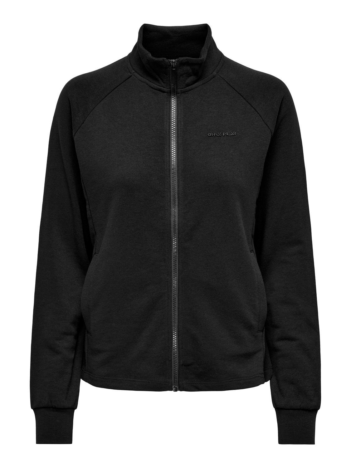 ONLY Regular Fit High neck Sweatshirt -Black - 15303953