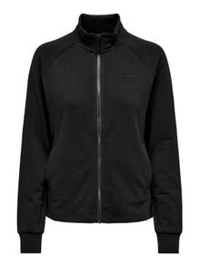 ONLY Regular fit Hoge hals Sweatshirt -Black - 15303953