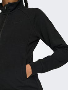 ONLY Normal geschnitten Hoch geschlossen Sweatshirt -Black - 15303953