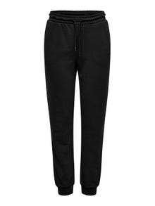 ONLY Pantalons Slim Fit Taille moyenne Élastique -Black - 15303954