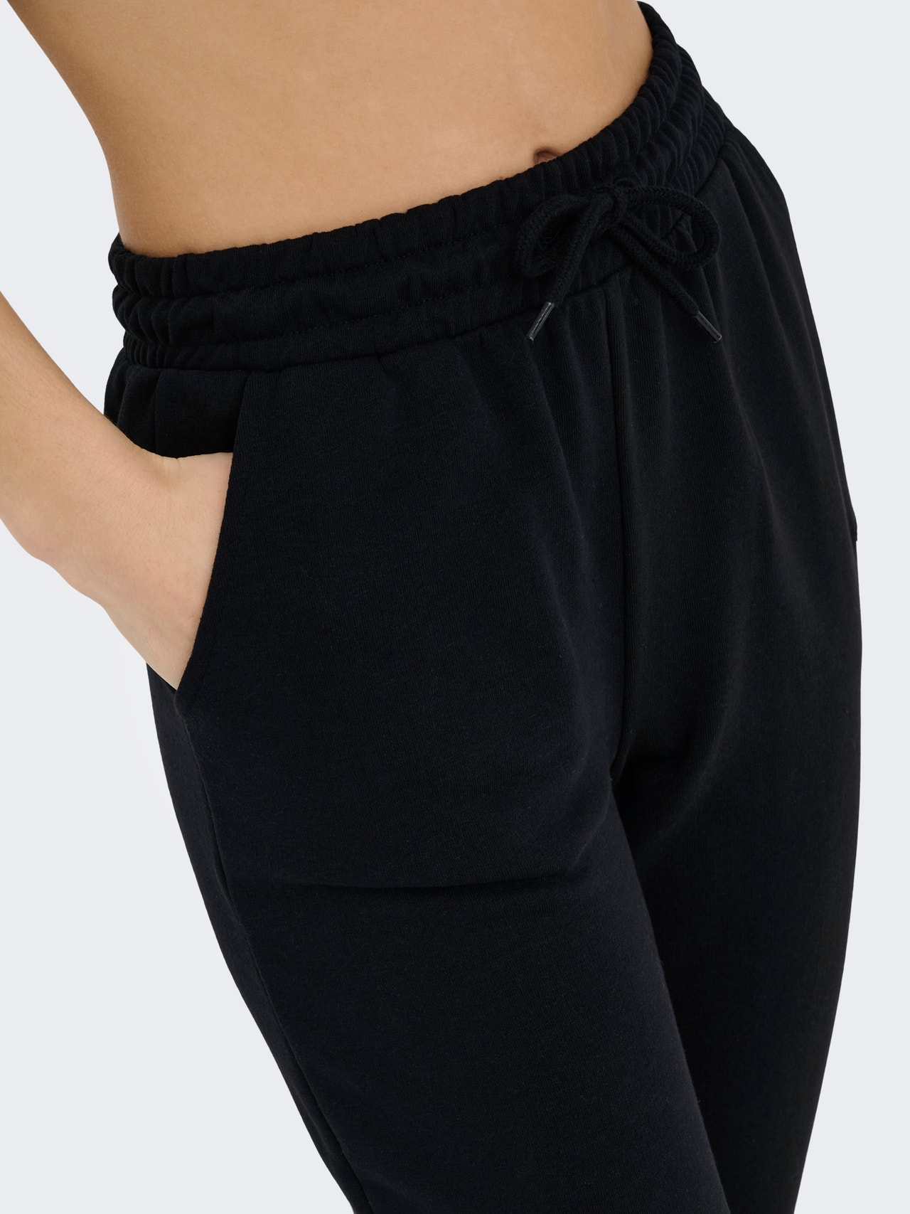 Slim Fit Sweatpants Skinny Black Joggers Womens Track Pants