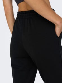 ONLY Slim Fit Mid waist Elasticated hems Trousers -Black - 15303954