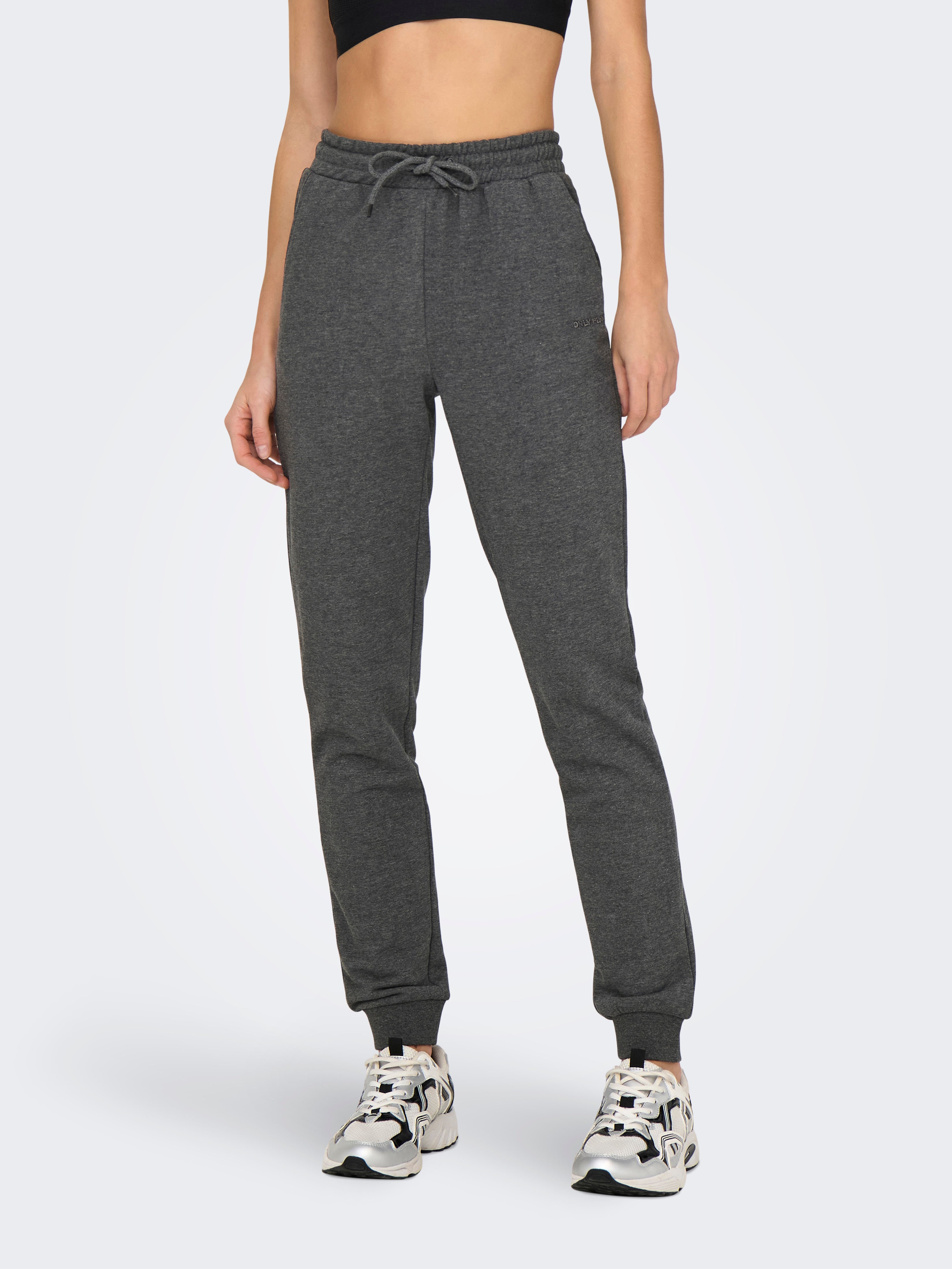 ONPMELINA Mittlere Taille Slim Fit Hose | Dunkelgrau | ONLY®