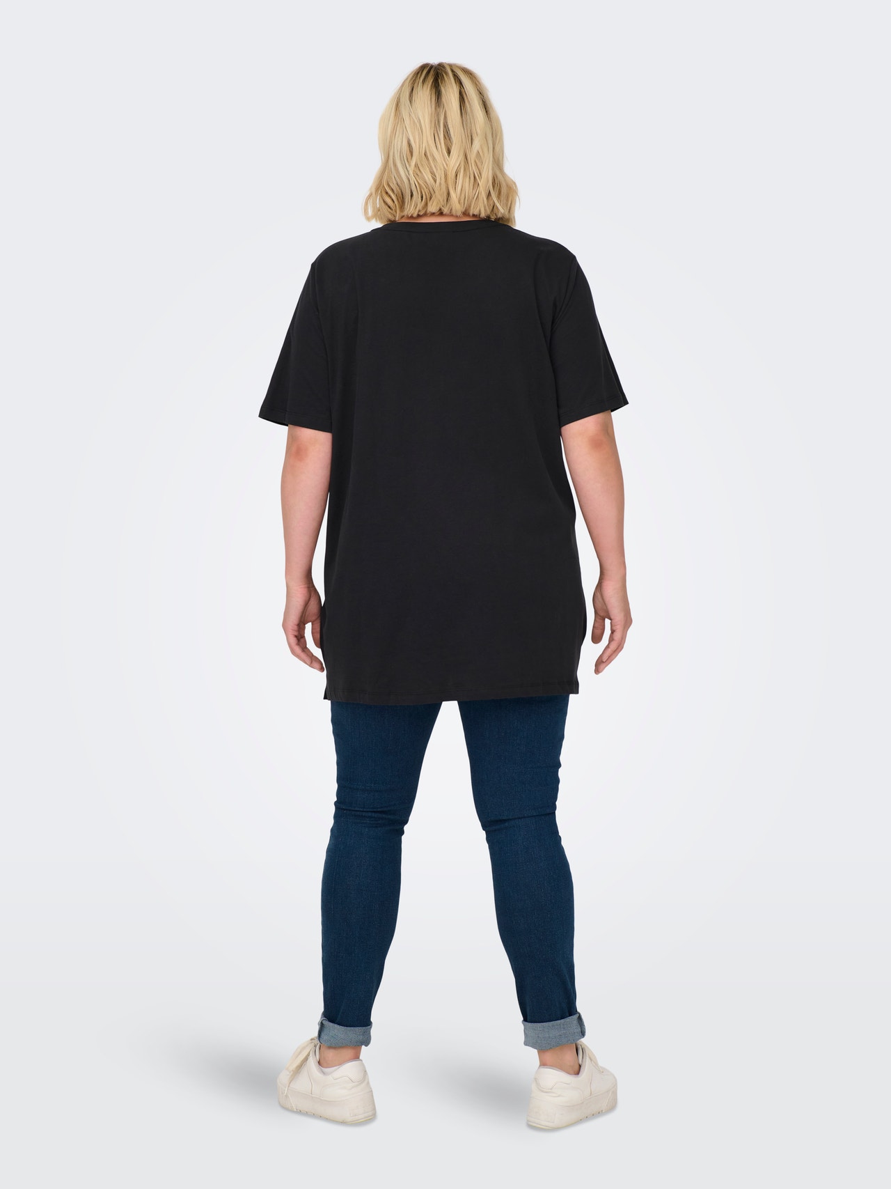 ONLY Regular Fit Round Neck T-Shirt -Black - 15303980