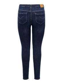 ONLY Skinny Fit High waist Jeans -Dark Blue Denim - 15303993