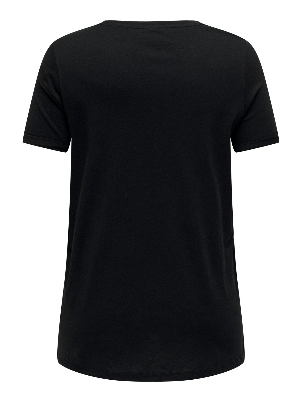 ONLY Normal geschnitten Rundhals T-Shirt -Black - 15304003
