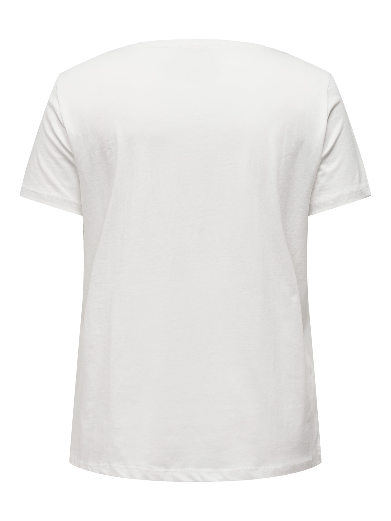 Curvy o-neck t-shirt with 20% discount! ONLY® 