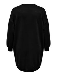 ONLY Curvy sweat dress -Black - 15304011