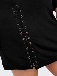 ONLY Curvy sweat kjole -Black - 15304011